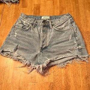 NWOT AGOLDE jean shorts 25